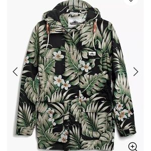 penfield vassan parka jacket in black palm